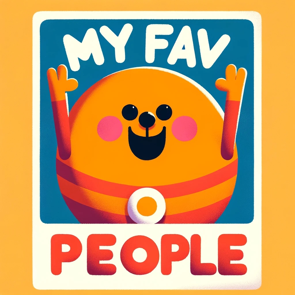 A logo for MyFavPeople.